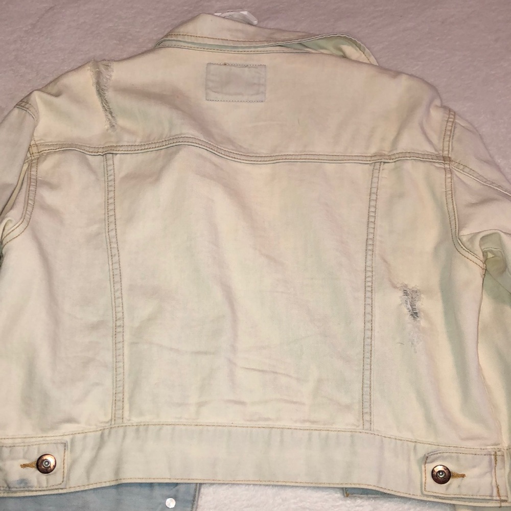Distressed Jean Jacket - Picture 4 of 6